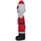 4ft. Airblown® Inflatable Jack Skellington as Sandy Claws